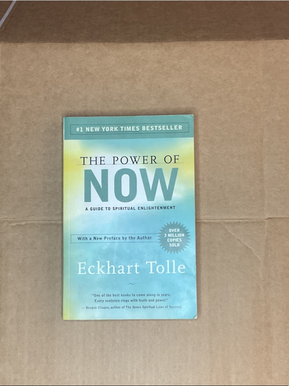 Eckhart Tolle - The Power of Now (Teal & Yellow Paperback)